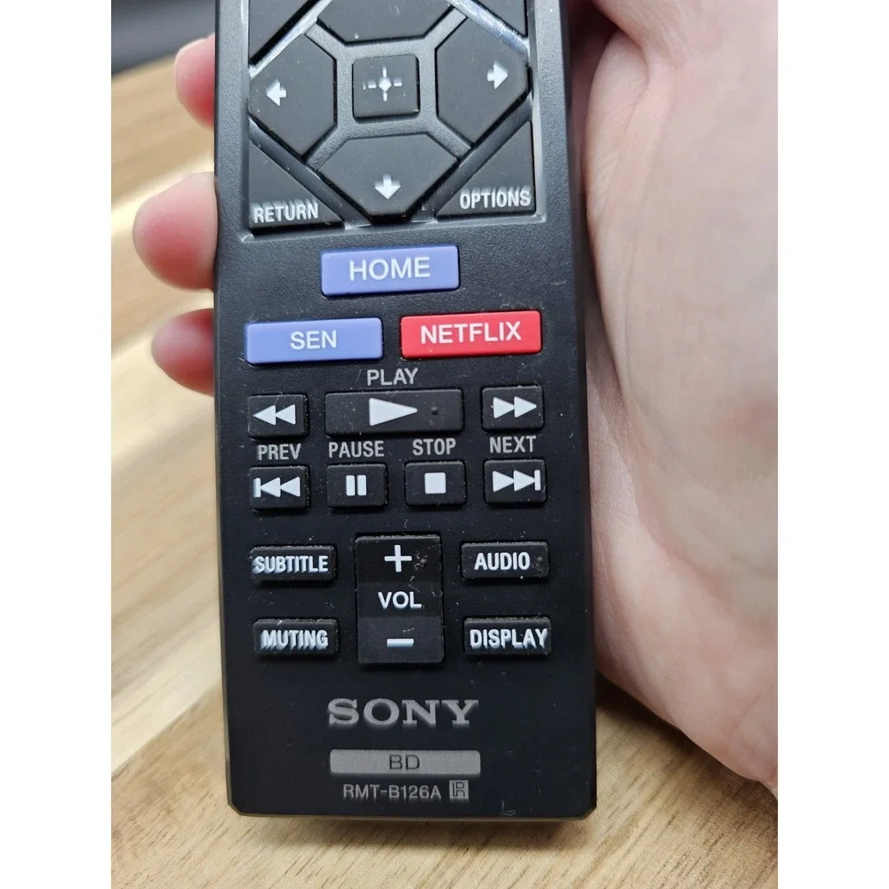 Original Sony OEM RMT-B126A BD Remote Control Blu-Ray Player Tested Working